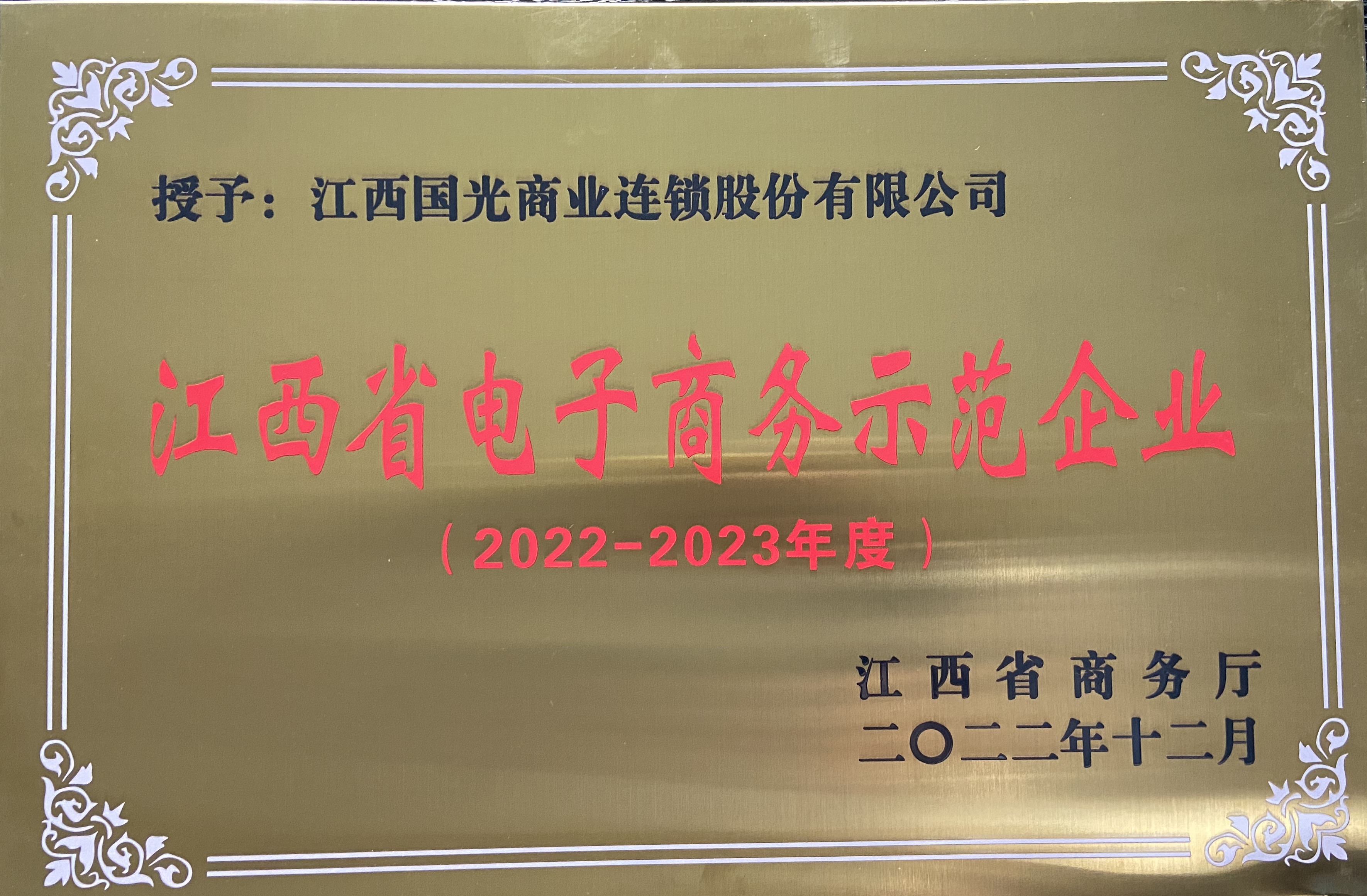 江西省电子商务示范企业